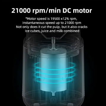 Portable Electric Juicer Blender | 6 Blades, 400ml, USB-C Charging & 2 Cups